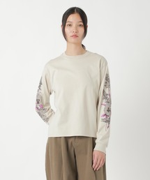 ZUCCa | FLOWER SLEEVE T / カットソー(スウェット)