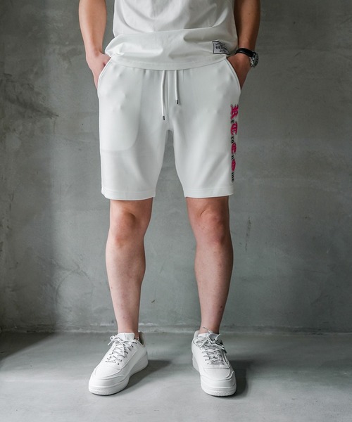 adamsJUGGLER（アダムスジャグラー）の「RTEGネオン＆EM R.Sショートパンツ（その他パンツ・メンズ・ホワイト/ブラック・S/M/L/XL）」の11枚目の写真