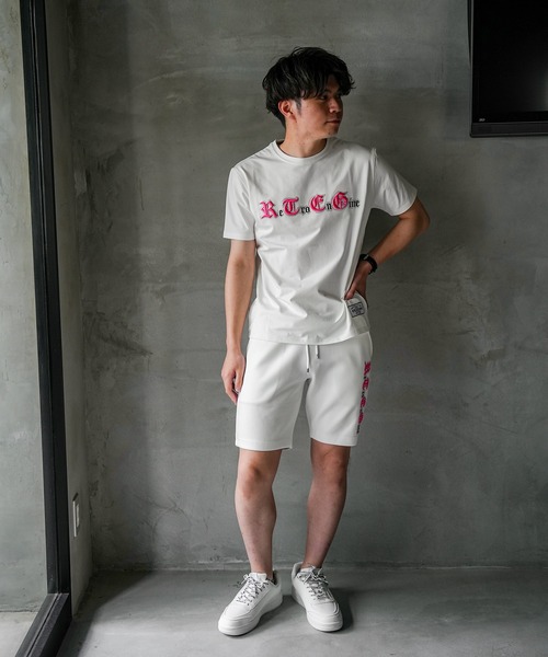 adamsJUGGLER（アダムスジャグラー）の「RTEGネオン＆EM R.Sショートパンツ（その他パンツ・メンズ・ホワイト/ブラック・S/M/L/XL）」の15枚目の写真