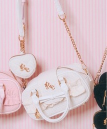 ReAmour（リアムール）の「ツイードボストンバッグ（ショルダーバッグ）」