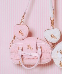 ReAmour（リアムール）の「ツイードボストンバッグ（ショルダーバッグ）」