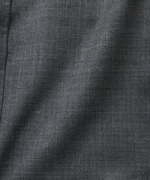 UNFOLLOW(アンフォロー)の「【FOLL / フォル】sp140s wool light shirt(シャツ/ブラウス・メンズ・グレー・2/3)」の5枚目の写真