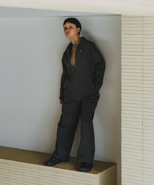 lit(リット)の「Military Twill Jump Suit(つなぎ/オールインワン・レディース・ブラック/チャコールグレー・36/38)」の5枚目の写真