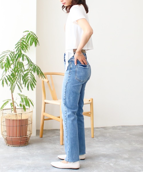 NYLAUS(ナイラス)の「【SG】前結び ショート丈 ボレロカーディガン 半袖カーディガン(カーディガン/ボレロ・レディース・ホワイト/ブラック・LL/M/L/3L/S)」の6枚目の写真