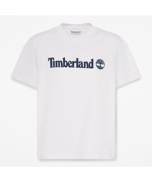 Timberland(ティンバーランド)の「半袖 ロゴ Tシャツ メンズ(Tシャツ/カットソー・メンズ・ホワイト・XX-LARGE/LARGE/MEDIUM/X-LARGE)」の4枚目の写真