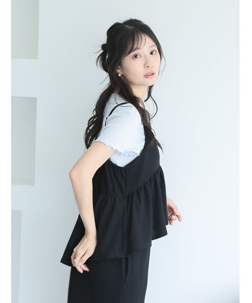fifth(フィフス)の「シアー半袖メロウカットソー(Tシャツ/カットソー・レディース・ホワイト/ブルー/ブラック・M)」の9枚目の写真