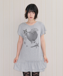 AMESWORLDWIDE（アメスワールドワイド）の「PPG RUFFLE MINI DRESS GREY（ワンピース）」
