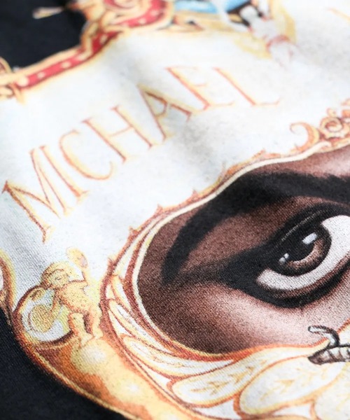 THRIFTY LOOK(スリフティールック)の「THRIFTY LOOK / THRIFTY "MICHAEL JACKSON" TEE(Tシャツ/カットソー・メンズ・ブラック・X-LARGE/MEDIUM/LARGE)」の3枚目の写真