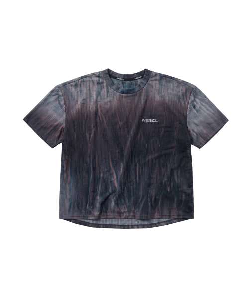 NEGATIVE SPLIT CLUB(ネガティブスピリットクラブ)の「(W) エアベントタイダイレイシングドットシンボルクロップTシャツ (オーロラ)(Tシャツ/カットソー・レディース・その他・WS/WM)」の1枚目の写真