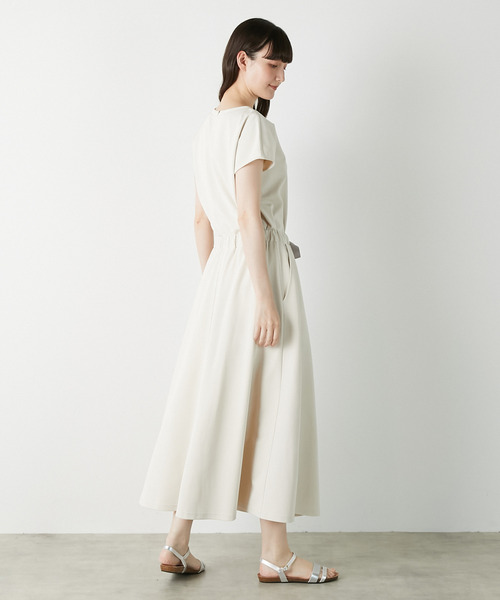 LOGEMENT DE CLAIRE（ロジュモンドクレール）の「【LOURMARIN】ウエストリボンフレアースカート（スカート・レディース・グレー/ブラック/アイボリー・FREE）」の16枚目の写真