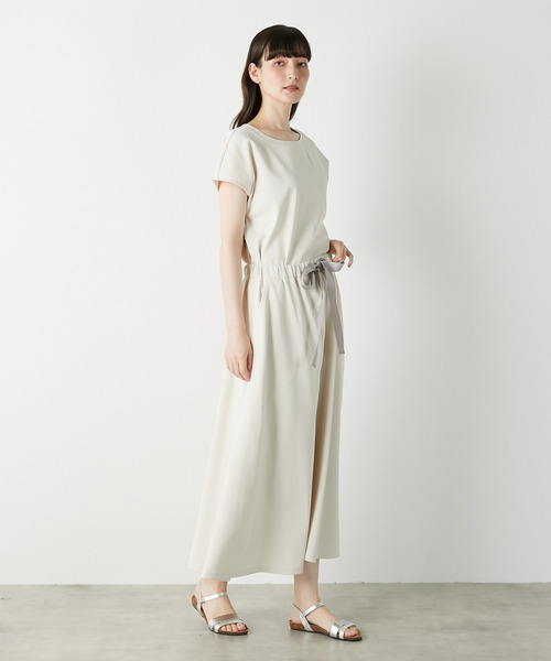 LOGEMENT DE CLAIRE（ロジュモンドクレール）の「【LOURMARIN】ウエストリボンフレアースカート（スカート・レディース・グレー/ブラック/アイボリー・FREE）」の18枚目の写真