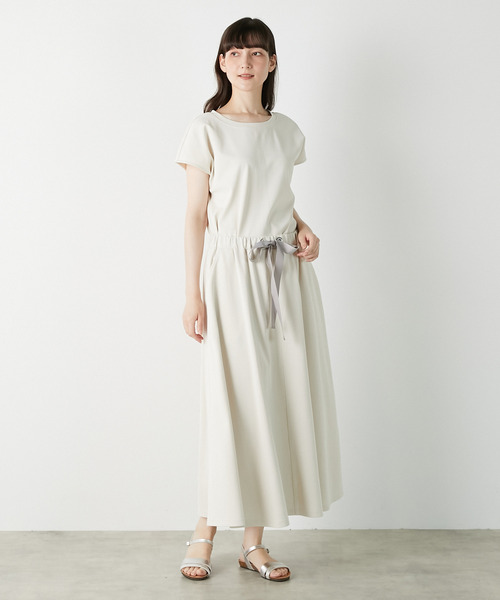 LOGEMENT DE CLAIRE（ロジュモンドクレール）の「【LOURMARIN】ウエストリボンフレアースカート（スカート・レディース・グレー/ブラック/アイボリー・FREE）」の20枚目の写真