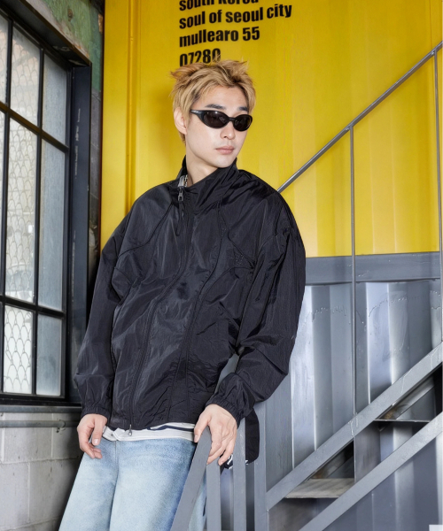 NIGHTWORKDEPT(ナイトワークデプト)の「Tech Track Jacket_Black(ナイロンジャケット・レディース・その他・MEDIUM/SMALL)」の3枚目の写真