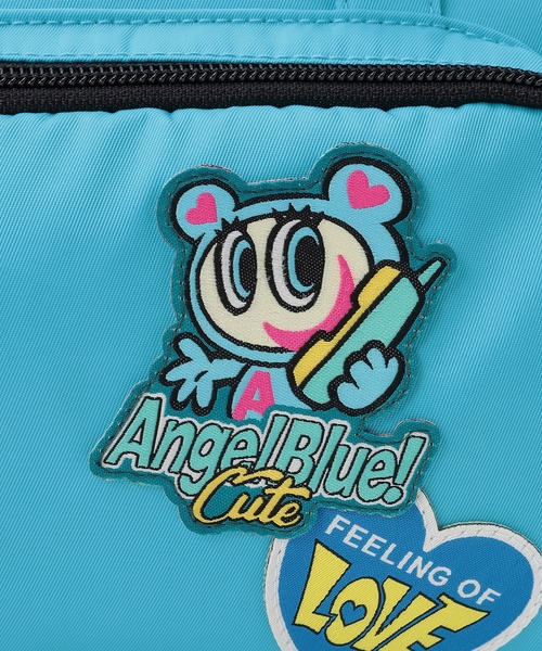 ナルミヤキャラクターズ（ナルミヤキャラクターズ）の「【エンジェルブルー】ナカムラくんワッペンバック（ドラムバッグ・キッズ・ブルー系その他/ライトピンク/ブラック・F）」の16枚目の写真