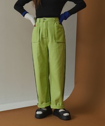 bohmal（ボマール）の「【セットアップ可能】ポケットデザインデニムライクカラーパンツ（デニムパンツ）」