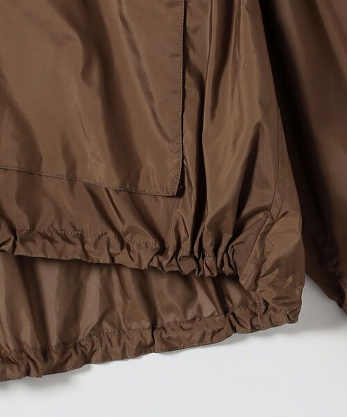 quaranciel（カランシエル）の「quaranciel:〈防水/防風/洗濯機可能〉LIMONTA EAST ノーカラー ドロスト ブルゾン（ブルゾン・レディース・ブラウン/ネイビー・ONE SIZE）」の11枚目の写真
