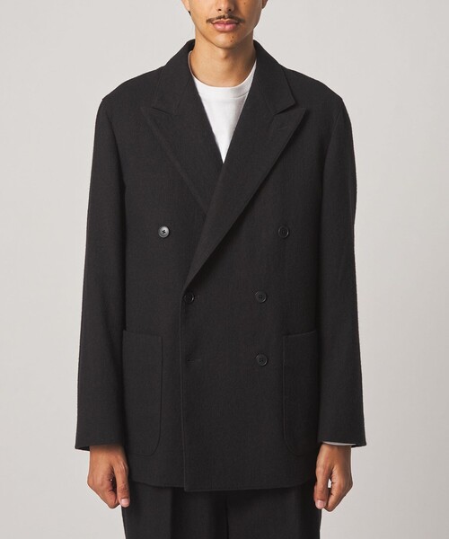 Steven Alan(スティーブンアラン)の「<Steven Alan> ブラッシュド フランネル ダブルブレステッド 6B ジャケット(テーラードジャケット・メンズ・ネイビー/ダークブラウン・XL/L/M/S)」の9枚目の写真