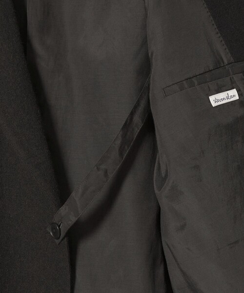 Steven Alan(スティーブンアラン)の「<Steven Alan> ブラッシュド フランネル ダブルブレステッド 6B ジャケット(テーラードジャケット・メンズ・ネイビー/ダークブラウン・XL/L/M/S)」の16枚目の写真