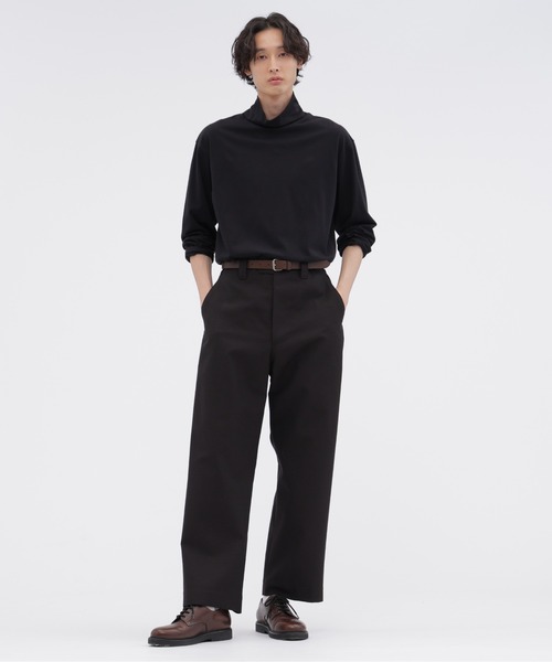 MARGARET HOWELL(マーガレットハウエル)の「PLAIN COTTON JERSEY(Tシャツ/カットソー・メンズ・ブラック/アイボリー・MEDIUM/LARGE)」の10枚目の写真