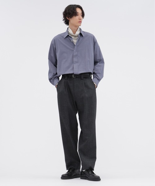 MARGARET HOWELL(マーガレットハウエル)の「PLAIN COTTON JERSEY(Tシャツ/カットソー・メンズ・ブラック/アイボリー・MEDIUM/LARGE)」の9枚目の写真