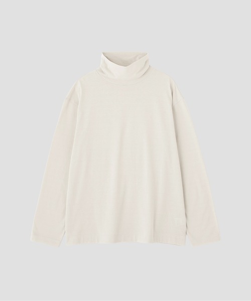MARGARET HOWELL(マーガレットハウエル)の「PLAIN COTTON JERSEY(Tシャツ/カットソー・メンズ・ブラック/アイボリー・MEDIUM/LARGE)」の6枚目の写真