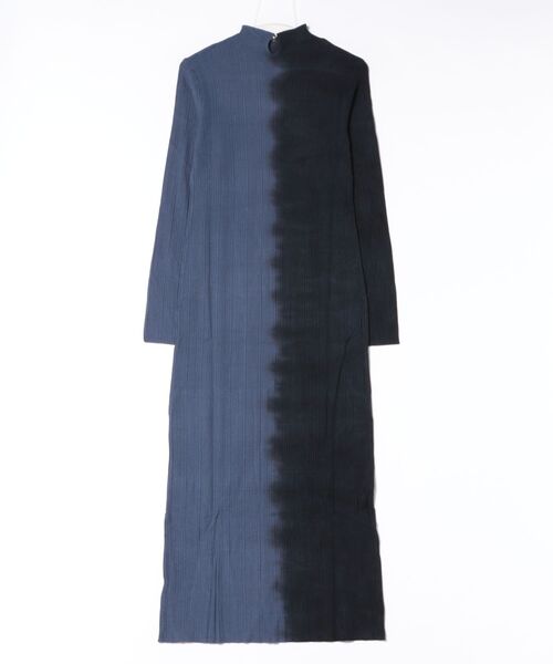 Desigual(デシグアル)の「Two-tone color block knit maxi dress / ツートーンカラーブロックニットマキシドレス(ワンピース・レディース・ブルー・XS/S/M/L/XL)」の2枚目の写真