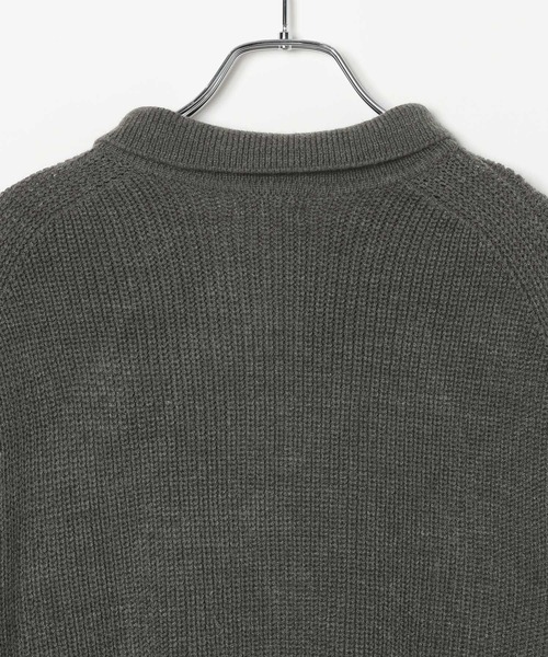 LEPSIM(レプシィム)の「《満たされニットシリーズ》ディープスキッパーニット 889745(ニット/セーター・レディース・チャコールグレー/ブラウン系その他/レッド/アイボリー・FREE)」の11枚目の写真