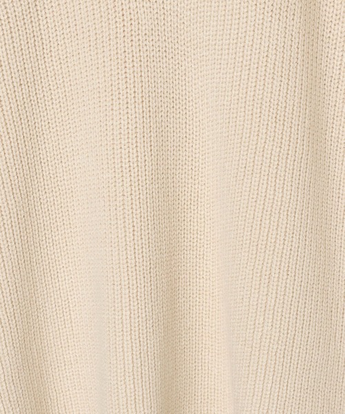 LEPSIM(レプシィム)の「《満たされニットシリーズ》ディープスキッパーニット 889745(ニット/セーター・レディース・チャコールグレー/ブラウン系その他/レッド/アイボリー・FREE)」の12枚目の写真