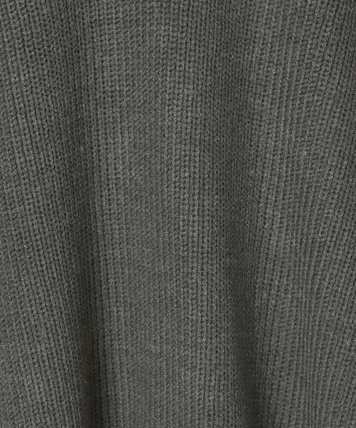 LEPSIM(レプシィム)の「《満たされニットシリーズ》ディープスキッパーニット 889745(ニット/セーター・レディース・チャコールグレー/ブラウン系その他/レッド/アイボリー・FREE)」の13枚目の写真