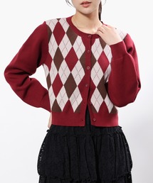 クルーカーディガン