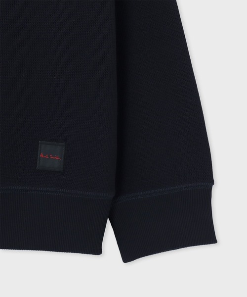 Paul Smith(ポールスミス)の「【ラウンジウェアー】“Stripe Bar” ダブルフェイス カーディガン【853428 P7198A】(カーディガン/ボレロ・メンズ・ネイビー/ブラウン・MEDIUM/LARGE)」の6枚目の写真