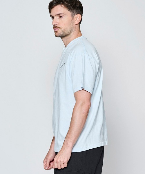ACANTHUS(アカンサス)の「mt10677- Vintage Wash Embroidered Tee Tシャツ(CT2705)(Tシャツ/カットソー・メンズ・サックスブルー/ブラック/ホワイト・XL/L/M/S)」の7枚目の写真
