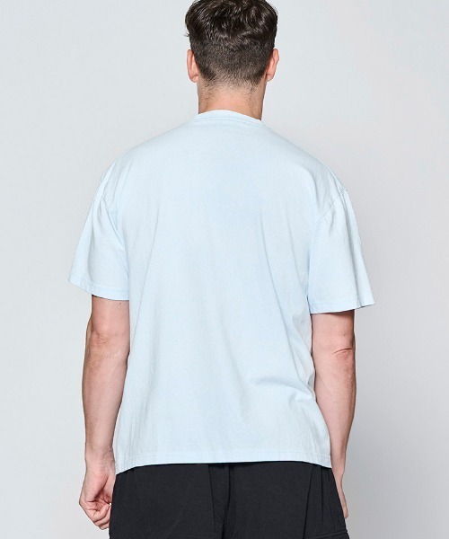 ACANTHUS(アカンサス)の「mt10677- Vintage Wash Embroidered Tee Tシャツ(CT2705)(Tシャツ/カットソー・メンズ・サックスブルー/ブラック/ホワイト・XL/L/M/S)」の8枚目の写真