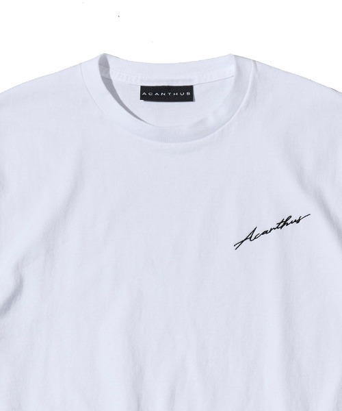 ACANTHUS(アカンサス)の「mt10677- Vintage Wash Embroidered Tee Tシャツ(CT2705)(Tシャツ/カットソー・メンズ・サックスブルー/ブラック/ホワイト・XL/L/M/S)」の17枚目の写真