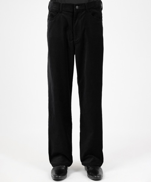 LAD MUSICIAN(ラッドミュージシャン)の「COTTON VELVETEEN STARAIGHT PANTS(その他パンツ・メンズ・ブラック・46/44/42)」の2枚目の写真