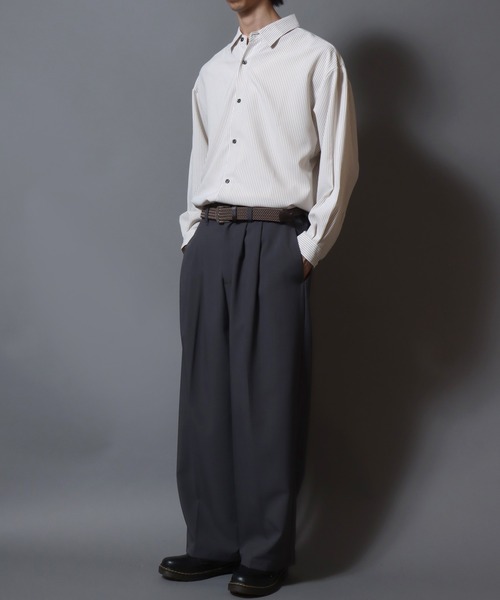ANPAS（アンパス）の「Elastic Braided Belt / ゴムメッシュベルト ストレッチ メンズ レディース ユニセックス 編み込みベルト（ベルト・メンズ・ネイビー/ブラック/ダークブラウン/ブラック系その他/ブラウン系その他・フリー）」の15枚目の写真