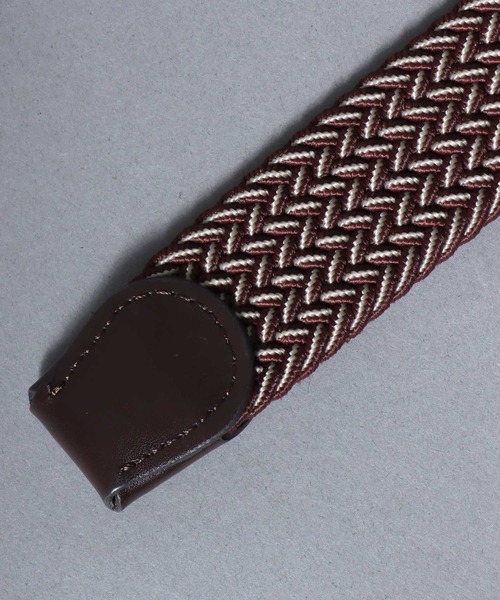 ANPAS（アンパス）の「Elastic Braided Belt / ゴムメッシュベルト ストレッチ メンズ レディース ユニセックス 編み込みベルト（ベルト・メンズ・ネイビー/ブラック/ダークブラウン/ブラック系その他/ブラウン系その他・フリー）」の16枚目の写真