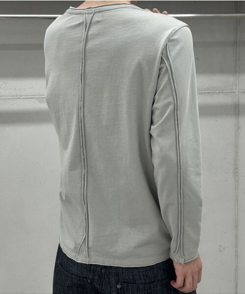 KICHUL（キチョル）の「カットオフロングスリーブ（グレージュ）（Tシャツ/カットソー・レディース・その他・SMALL/MEDIUM/LARGE）」の5枚目の写真