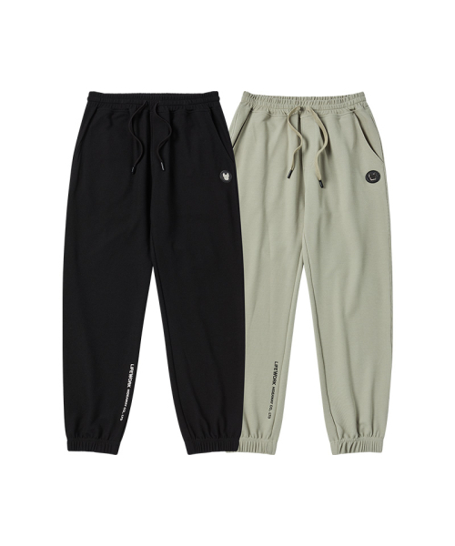 LIFE WORK(ライフワーク)の「L1 コンパクトワッフルジョガーパンツ(スウェットパンツ・レディース・ブラック/ライトカーキ・MEDIUM/LARGE)」の3枚目の写真