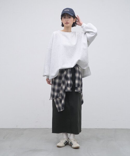 CIAOPANIC TYPY（チャオパニックティピー）の「∴フェードベイカーIラインスカート（スカート・レディース・オリーブ/ブラック/ブラウン・SMALL/MEDIUM）」の5枚目の写真