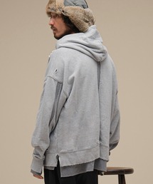 mpa4280-Laidback Stacked Hoodie 切り替えプルパーカー(TRM-2624006)