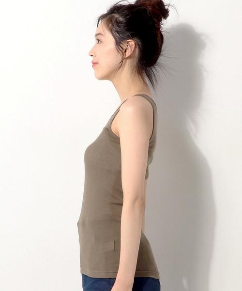 UNITED ARROWS（ユナイテッドアローズ）の「SFL タンクトップ◆（タンクトップ・レディース・オフホワイト/ブラック/オリーブ・FREE）」の6枚目の写真