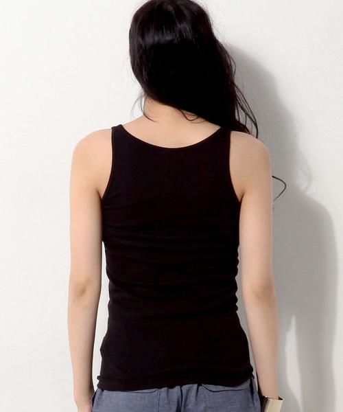 UNITED ARROWS（ユナイテッドアローズ）の「SFL タンクトップ◆（タンクトップ・レディース・オフホワイト/ブラック/オリーブ・FREE）」の9枚目の写真