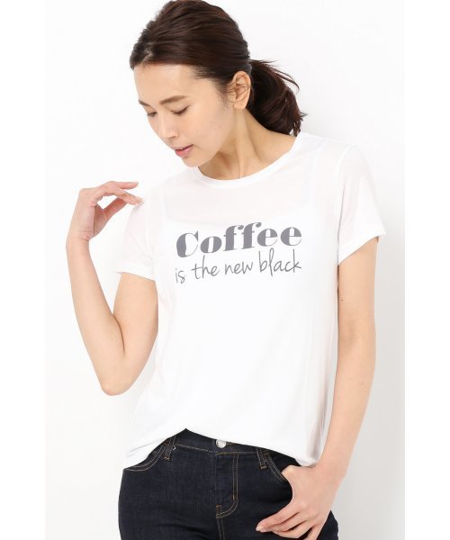 FIGARO Paris（フィガロパリ）の「SOUTH PARADE Coffee Tシャツ◆（Tシャツ/カットソー・レディース・ブラック/ホワイト・FREE）」の12枚目の写真