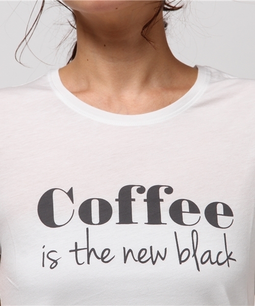 FIGARO Paris（フィガロパリ）の「SOUTH PARADE Coffee Tシャツ◆（Tシャツ/カットソー・レディース・ブラック/ホワイト・FREE）」の6枚目の写真
