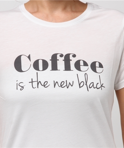 FIGARO Paris（フィガロパリ）の「SOUTH PARADE Coffee Tシャツ◆（Tシャツ/カットソー・レディース・ブラック/ホワイト・FREE）」の8枚目の写真
