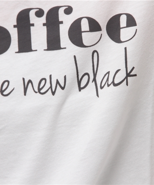 FIGARO Paris（フィガロパリ）の「SOUTH PARADE Coffee Tシャツ◆（Tシャツ/カットソー・レディース・ブラック/ホワイト・FREE）」の9枚目の写真
