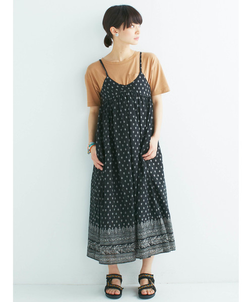 haco!(ハコ)の「U.S.A.コットンポケットTシャツ(Tシャツ/カットソー・レディース・サンドベージュ/ホワイト/ブラック・MEDIUM/X-LARGE/LARGE/SMALL)」の4枚目の写真