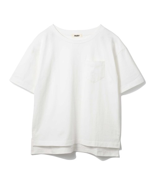 haco!(ハコ)の「U.S.A.コットンポケットTシャツ(Tシャツ/カットソー・レディース・サンドベージュ/ホワイト/ブラック・MEDIUM/X-LARGE/LARGE/SMALL)」の8枚目の写真