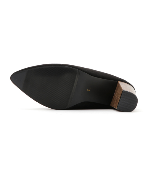 Re:EDIT（リエディ）の「7.9cmヒールポインテッドトゥスタックヒールサボ/シューズ[2016秋冬新作][Re:EDIT/リエディ]（サンダル・レディース・ブラック/ダークブラック/キャメル・SMALL/MEDIUM/LARGE/X-LARGE）」の5枚目の写真